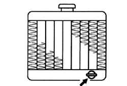 Сливная пробка радиатора